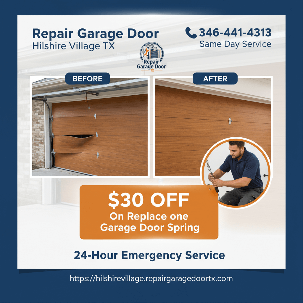 Repair Garage Door Hilshire Village TX